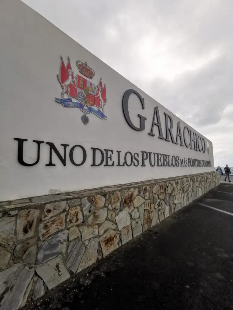 Schrifgzug Garachico auf Teneriffa