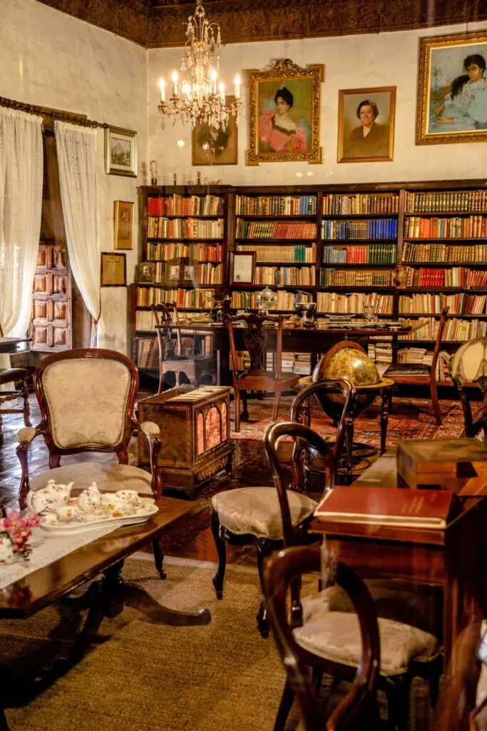 Lesezimmer im Casa de los Balcones - Casa Méndez Fonseca auf Teneriffa 