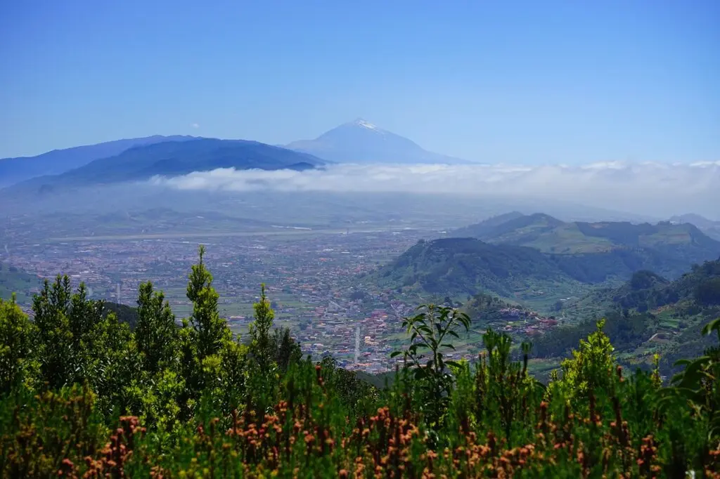 Blick auf den Pico de Teide auf Teneriffa