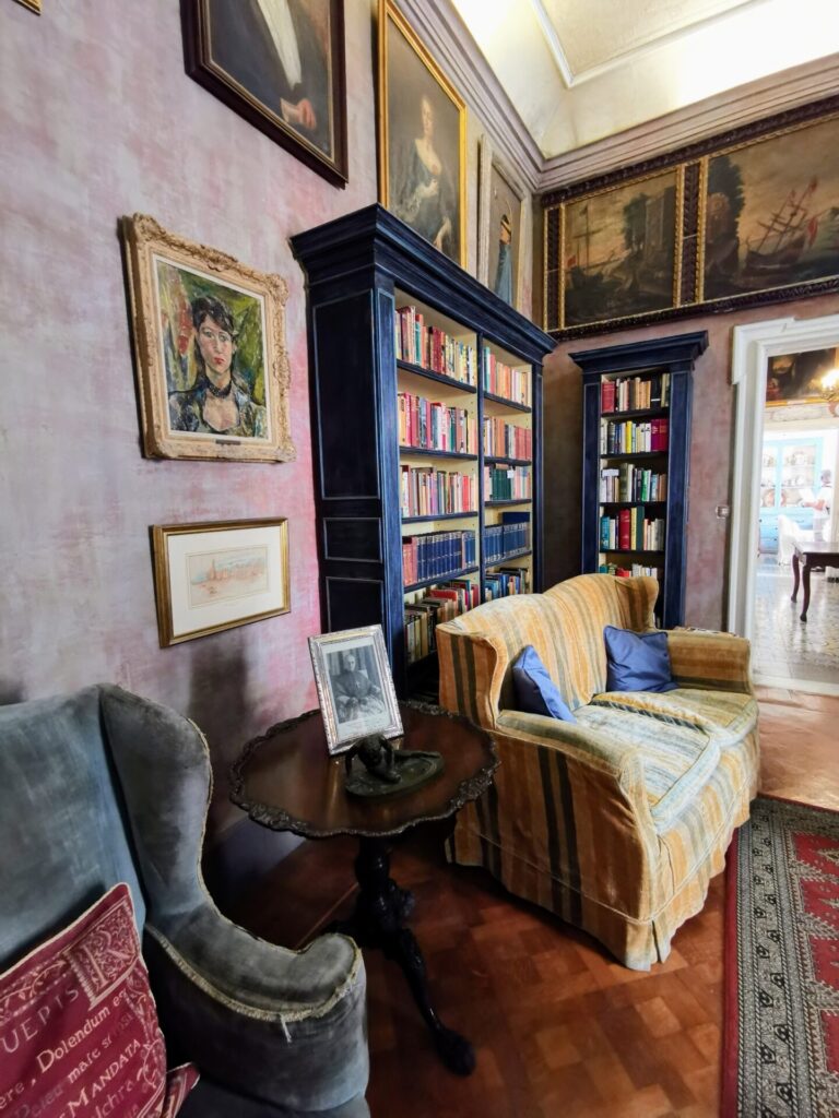 Lesezimmer im Casa Rocca Piccola n Valletta