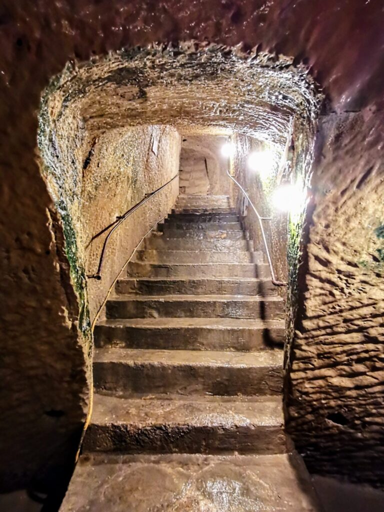 Kellergang im Casa Rocca Piccola n Valletta