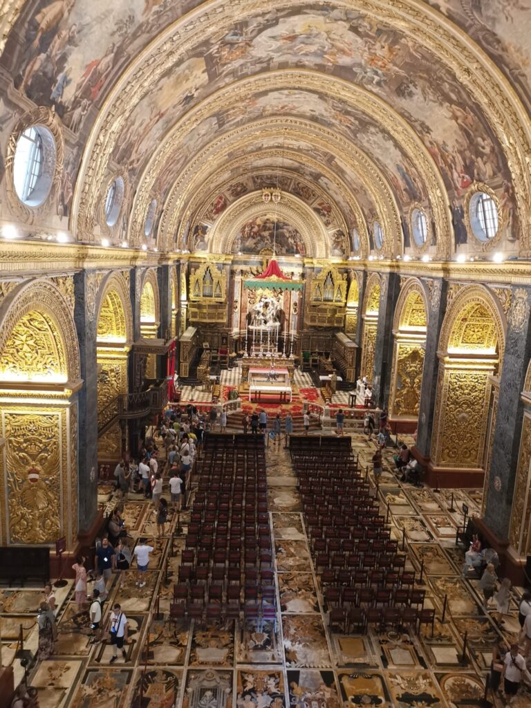 Blick von oben in die St. John’s Co-Cathedral