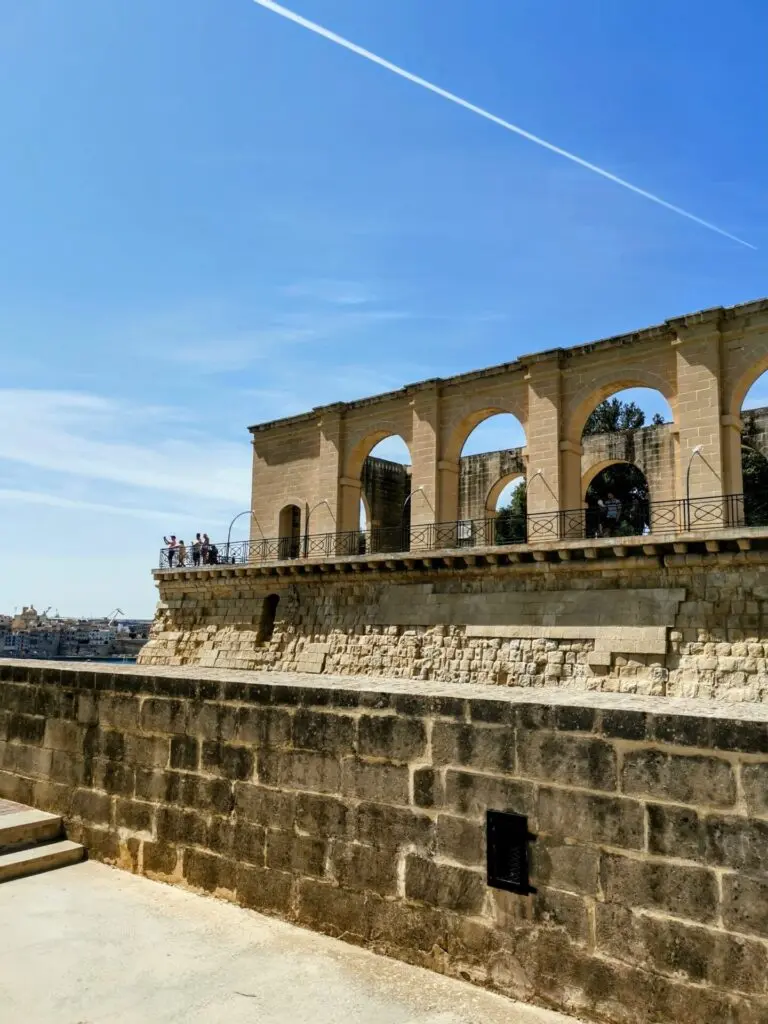 Balkon im Upper Barraka Gardens in Valletta