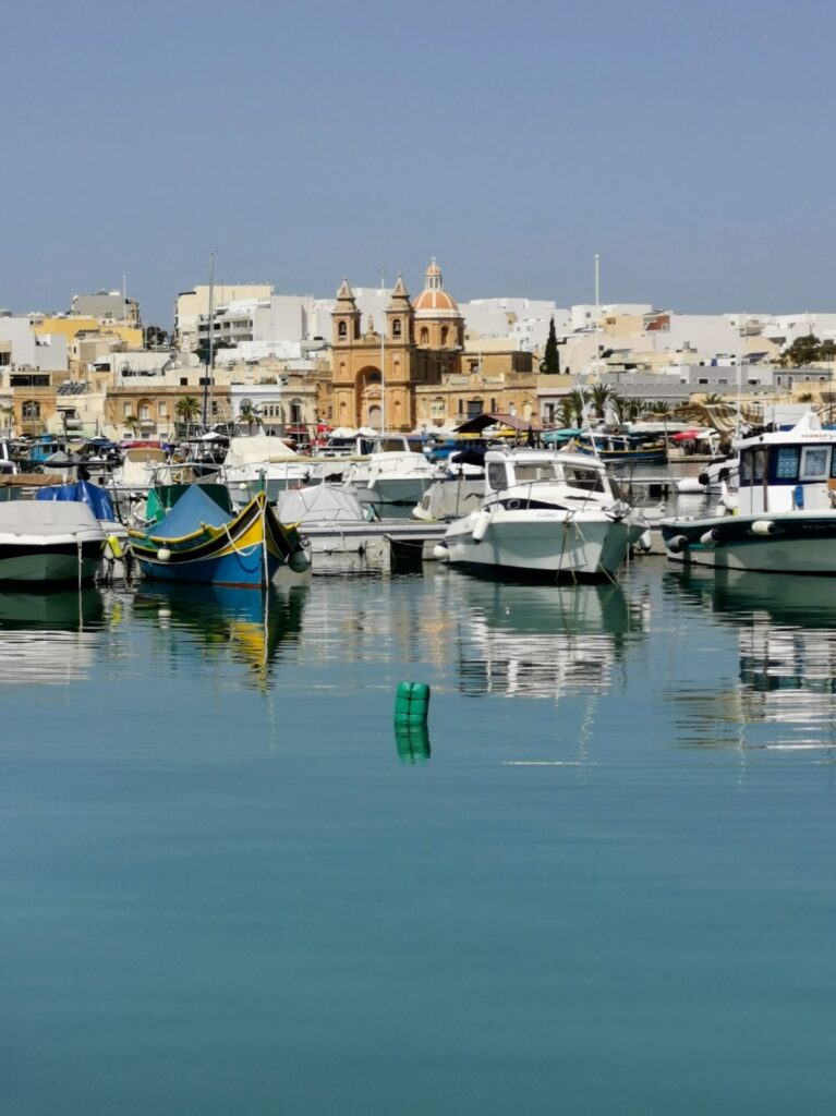 Boote im Hafen von Marsaxlokk