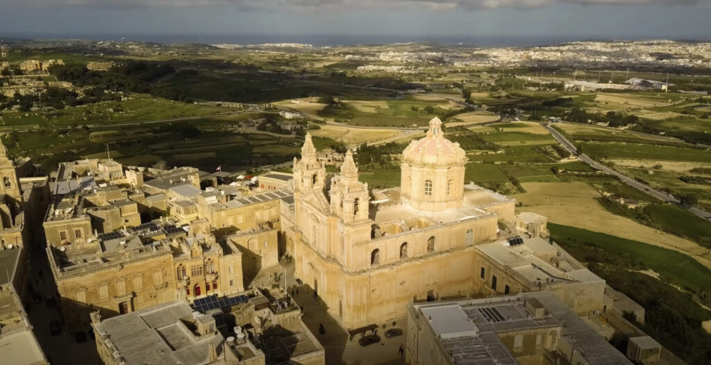 Blick auf Mdina 