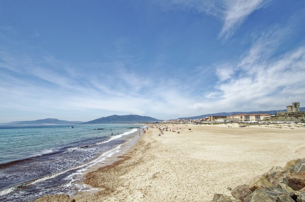 Strand und Meer in Cadiz