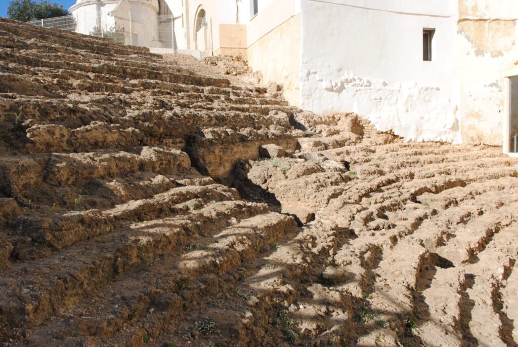 Ausgrabungsstätte in Cadiz