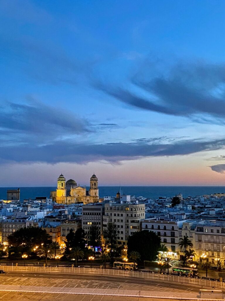 Blick auf die Stadt Cadiz