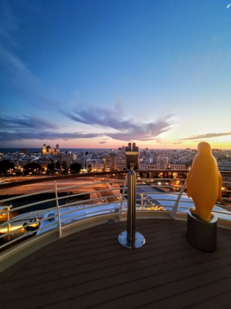 Blick auf die Stadt Cadiz