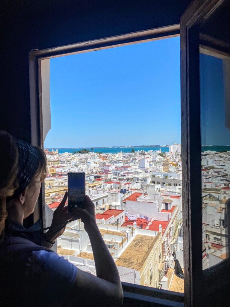 Blick auf die Stadt Cadiz
