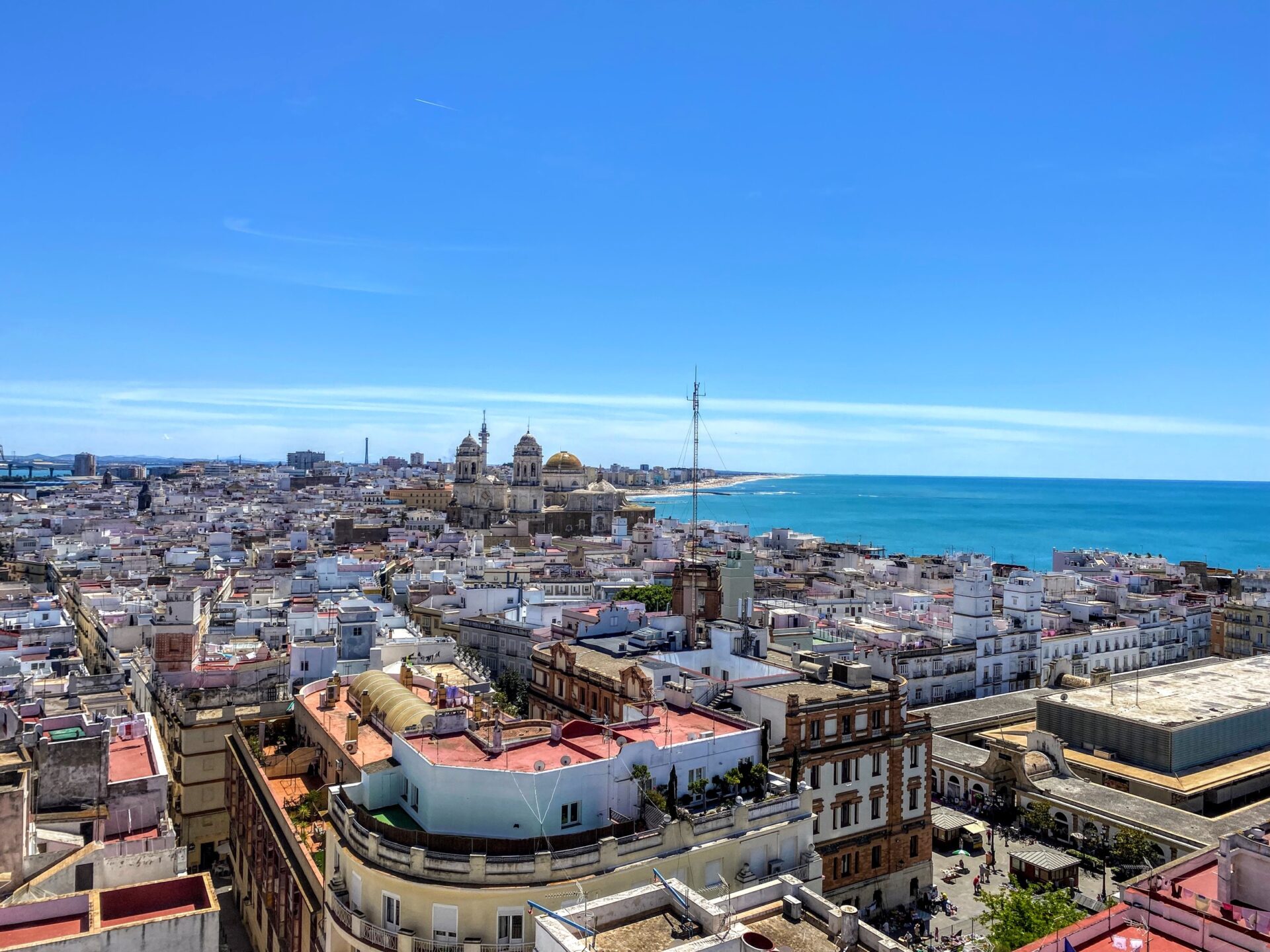 Blick auf die Stadt Cadiz