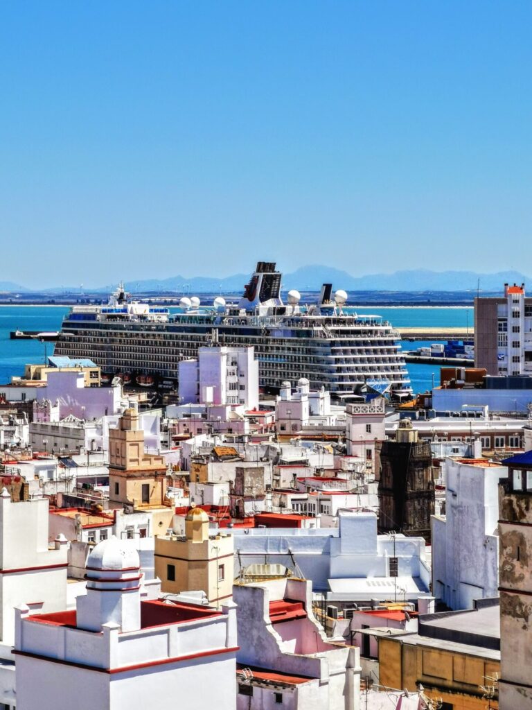 Blick auf die Stadt Cadiz