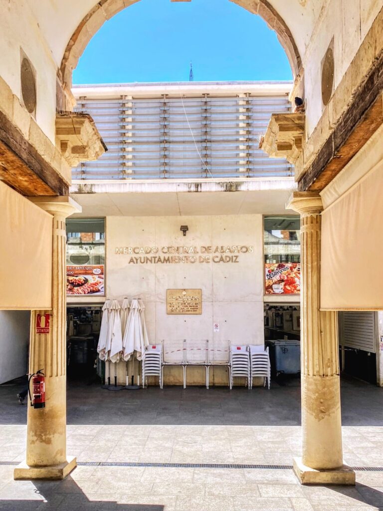 Eingang Mercato Central de Cádiz