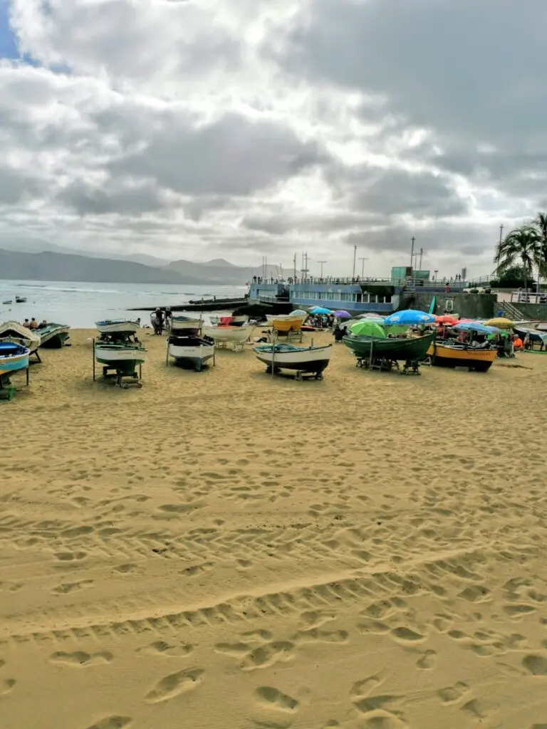 Playa de las Canteras in Gran Canaria Las Palmas