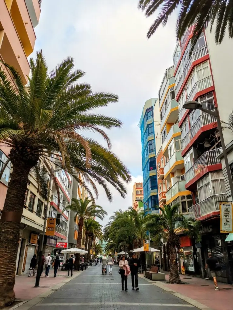 Fußgängerzone in Gran Canaria Las Palmas