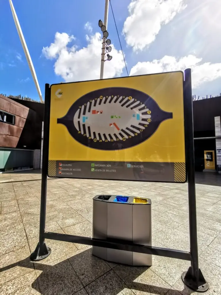 Übersicht Busbahnhof in Gran Canaria Las Palmas 
