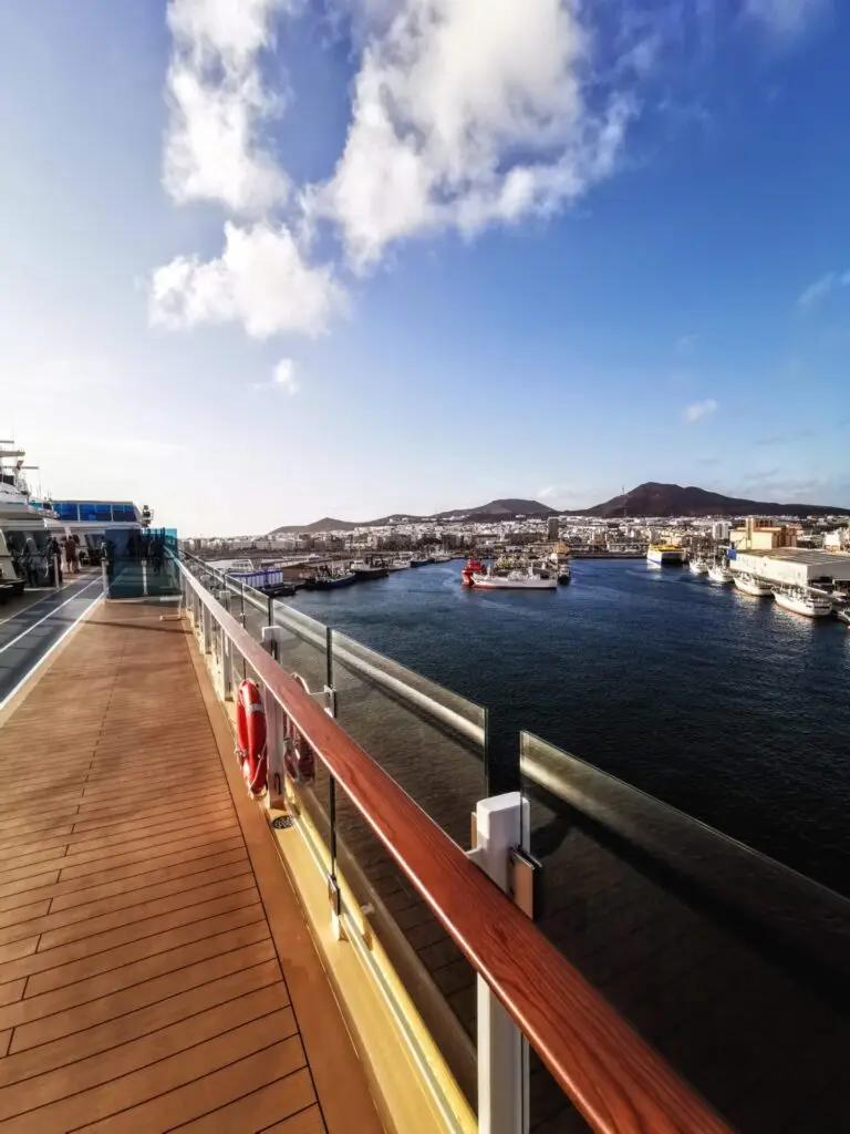 Blick auf den Hafen von Las Palmas