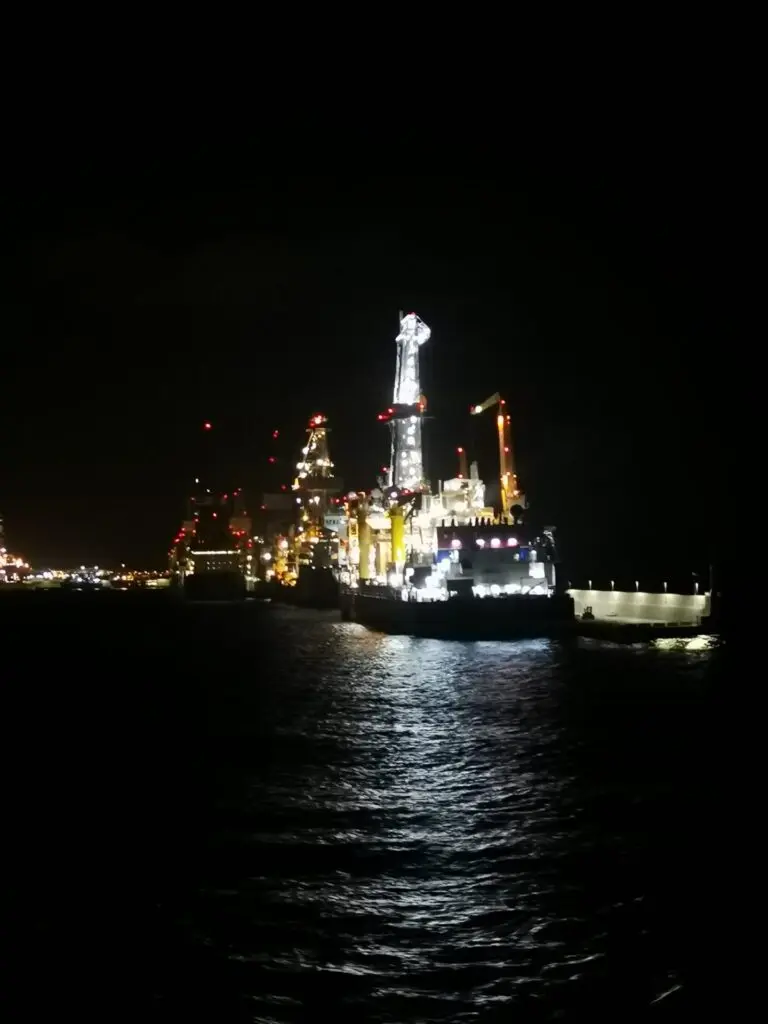 Hafen Las Palmas bei Nacht