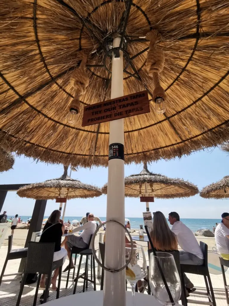 Strand-Bar bei den Dünen von Maspalomas in Gran Canaria