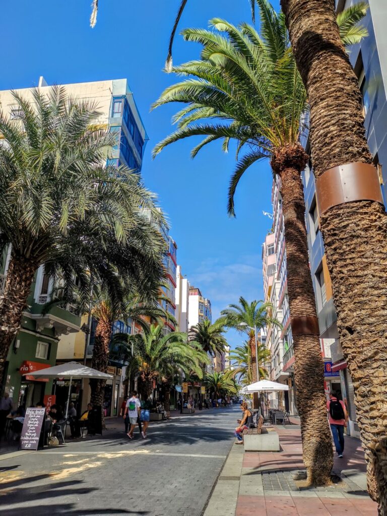Fußgängerzone in Gran Canaria Las Palmas