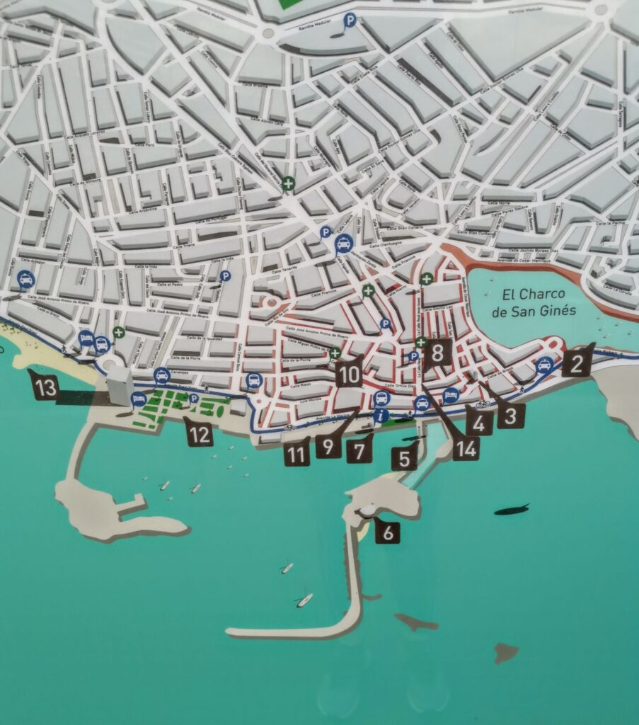 Stadtplan von Arrecife 