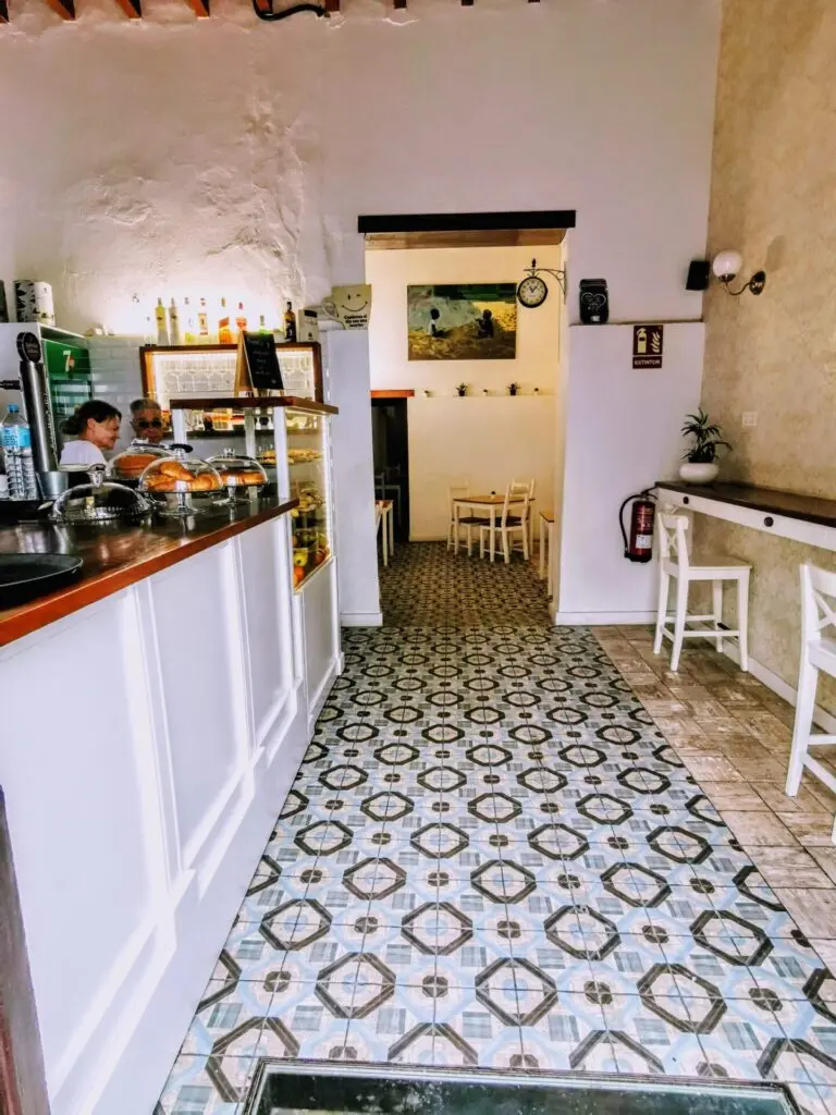 Blick in Kaffee in Arrecife