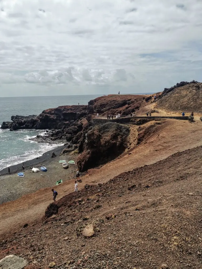 El Golfo und Lago Verde in Lanzarote