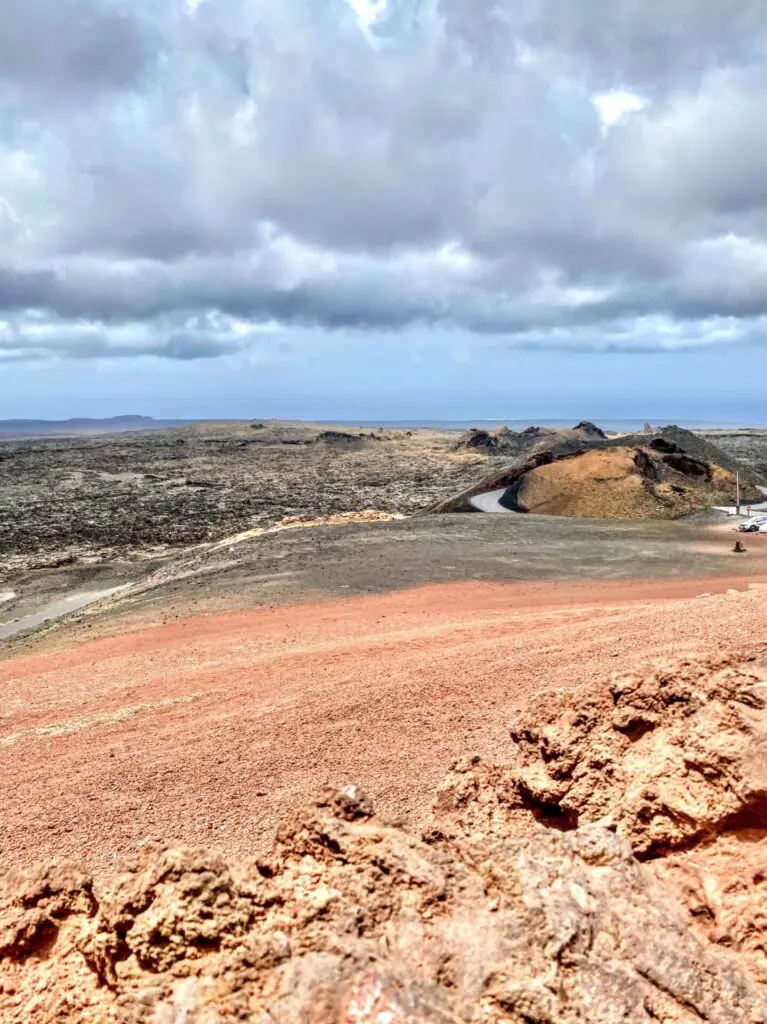 Landschaft im Naturpark Timanfaya in Lanzarote