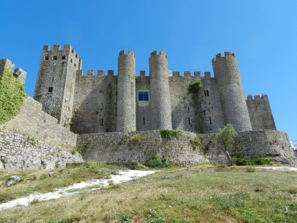 Schloss in Óbidos in Portugal