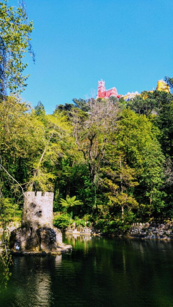 Gardens of Parque da Pena in Sintra Portugal