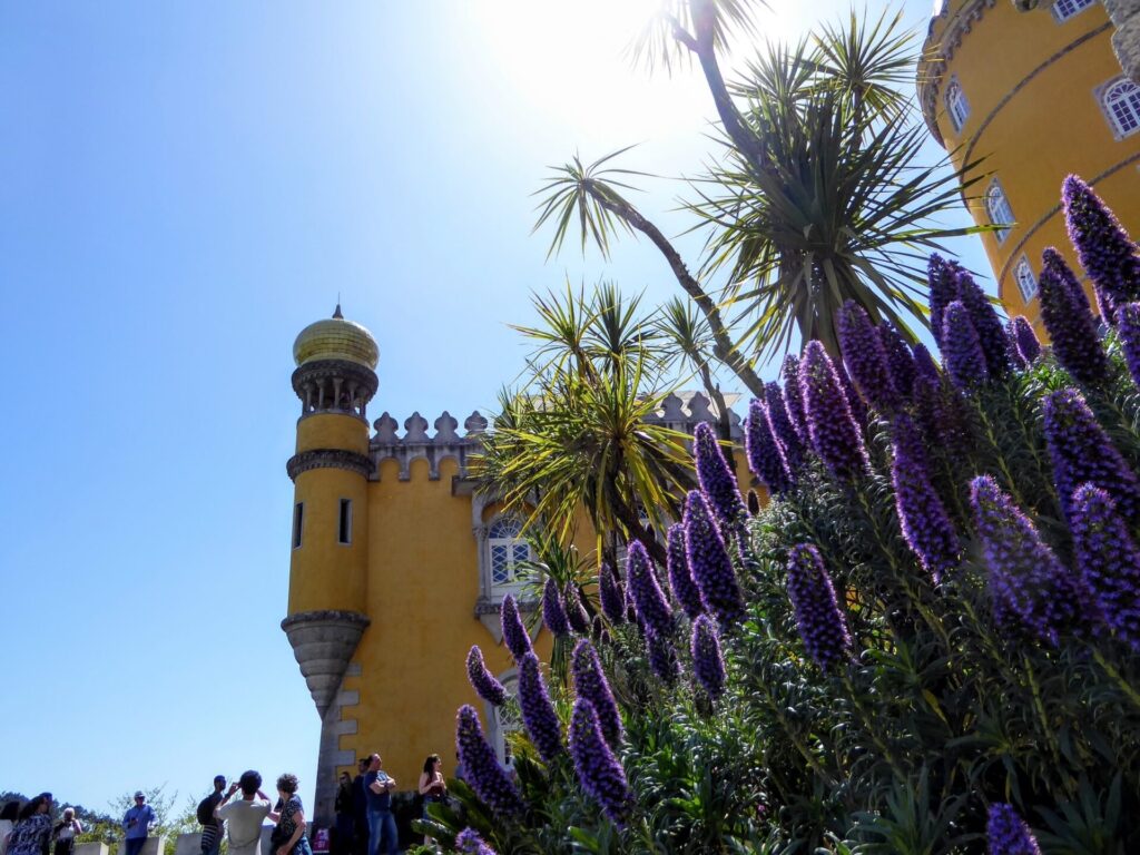 Palacio Nacional da Pena von außen in Sintra 