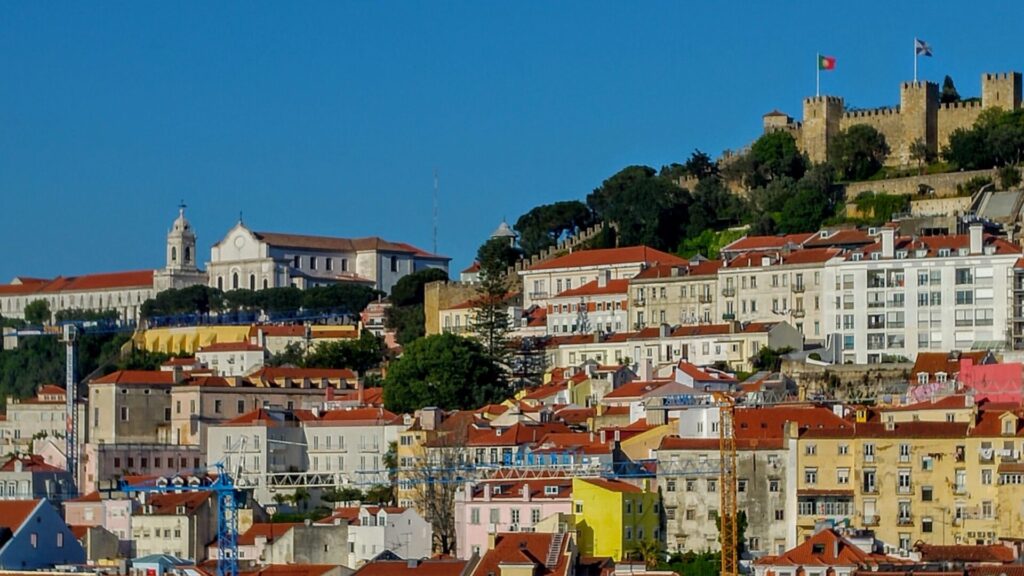 Blick auf Lissabon von Miradouro
