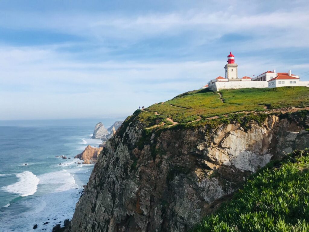 Klippe mit Leuchtturm Cabo da Roca
