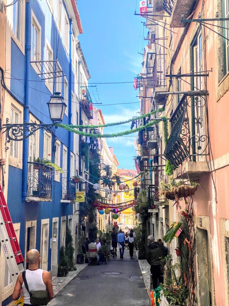 Green Street in Lissabon