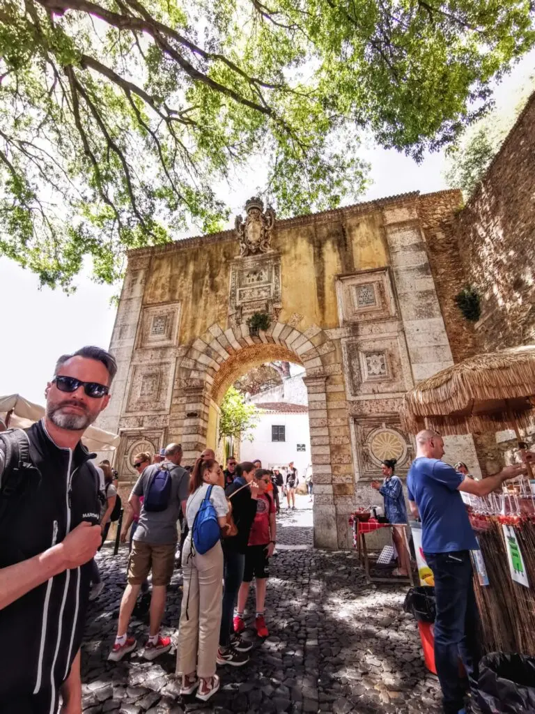 Eingang Castelo de São Jorge in Lissabon