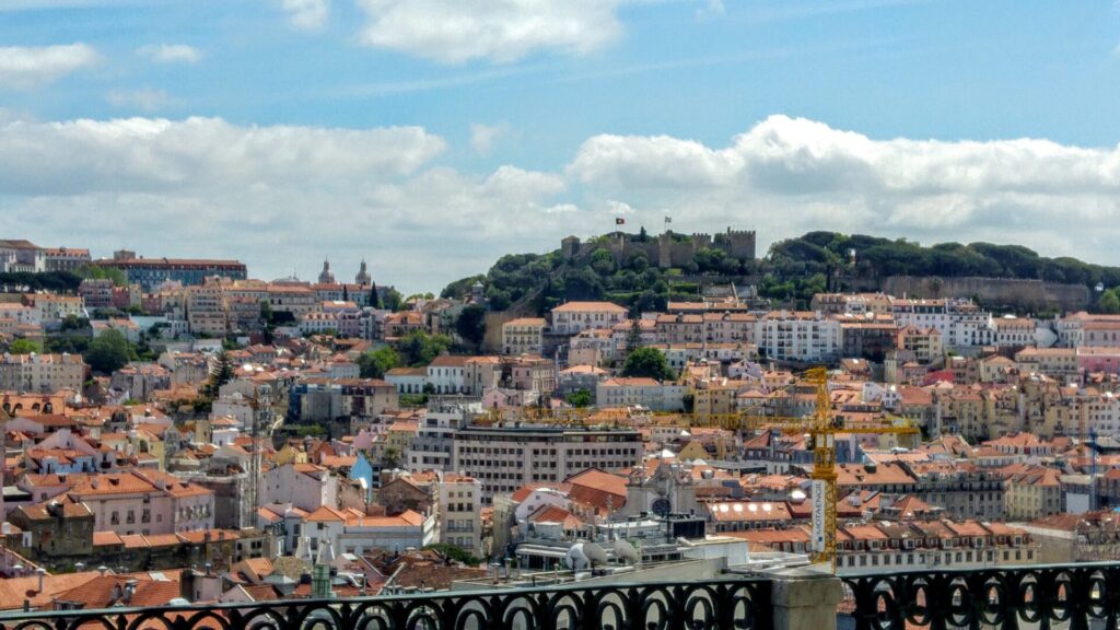 Blick auf die Stadt Lissabon