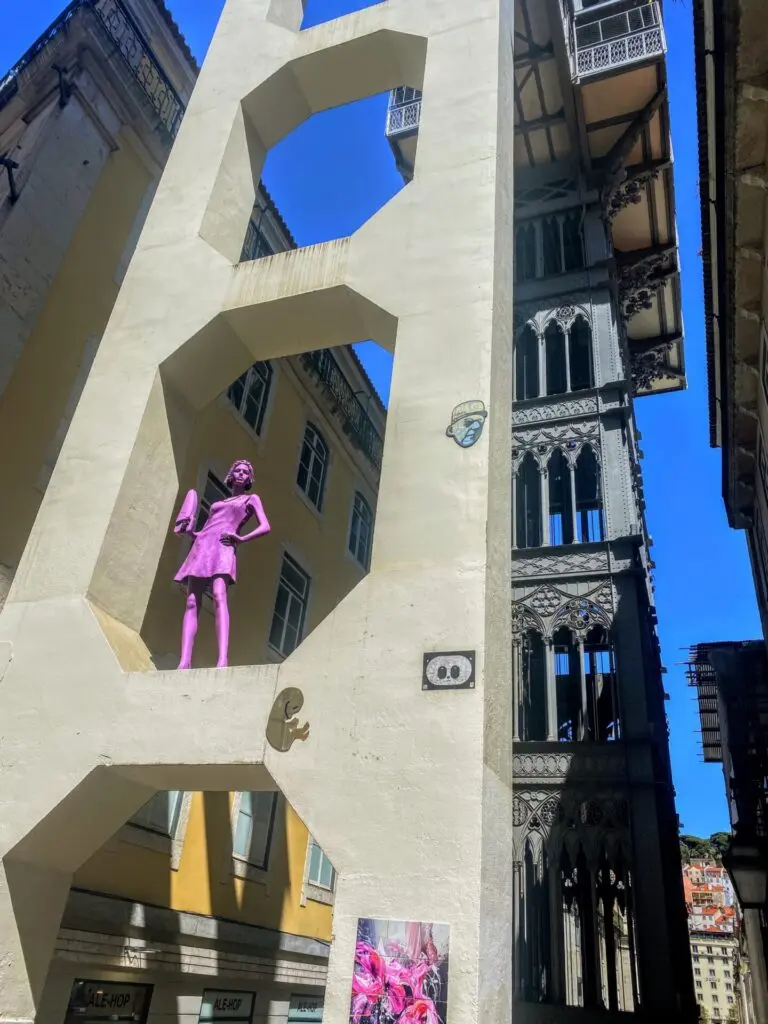 Elevador de Santa Justa in Lissabon