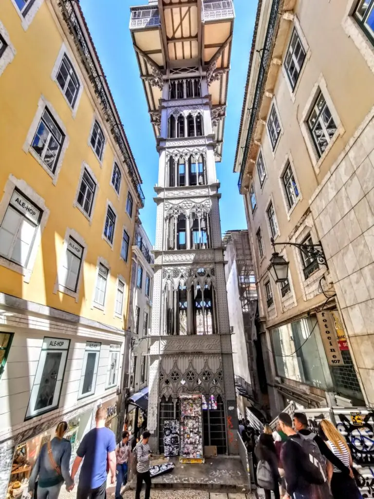 Elevador de Santa Justa in Lissabon