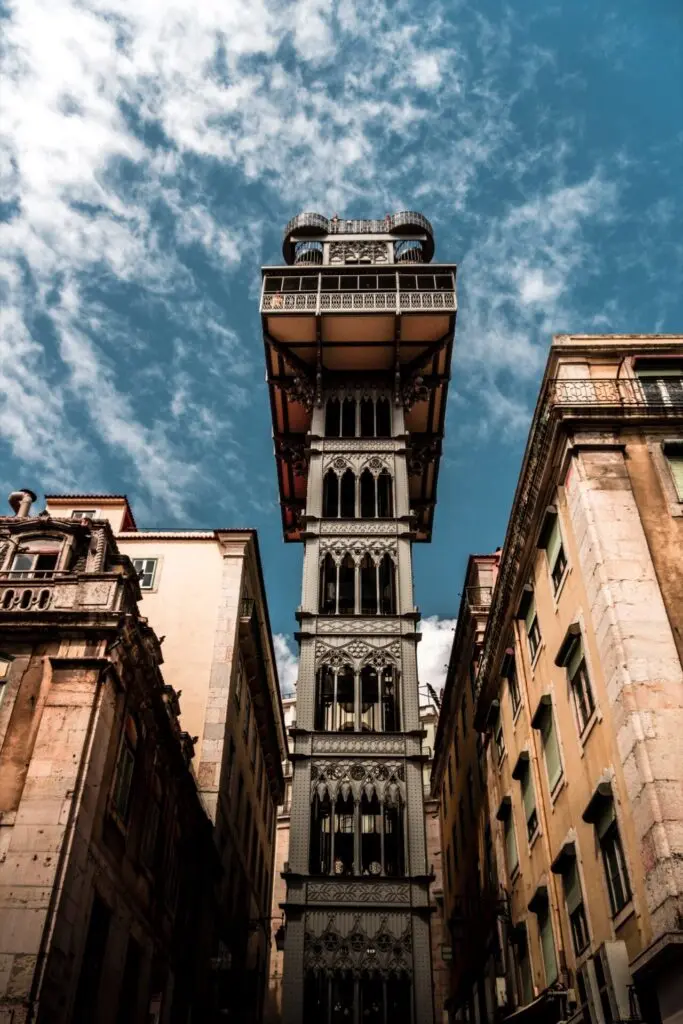 Elevador de Santa Justa in Lissabon
