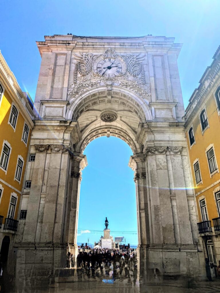 Triumpfbogen Arco da Rua Augusta in Lissabon