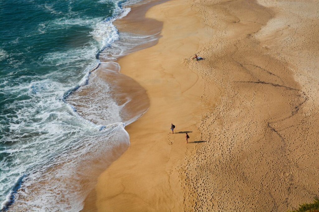 Strand und Meer in Lissabon