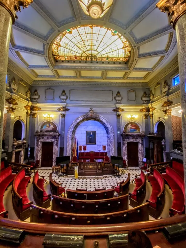 MIttelmeer Spanien Valencia Rathaus Saal 