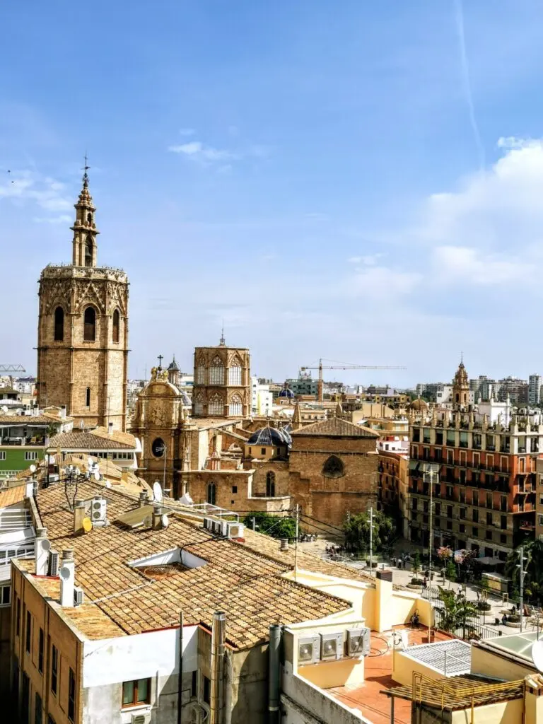 Blick auf Valencia vom Torre de Santa Catalina