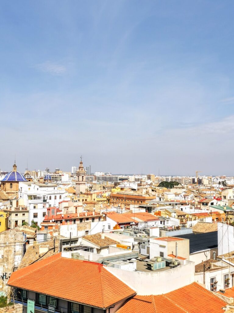 Blick auf Valencia vom Torre de Santa Catalina