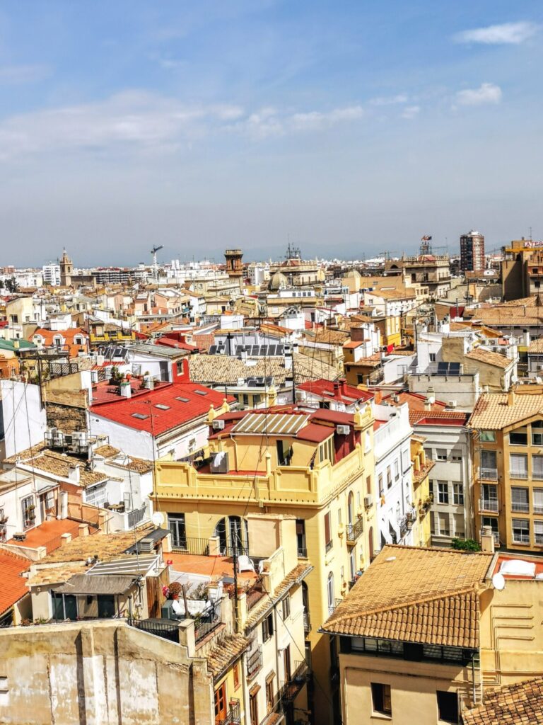 Blick auf Valencia vom Torre de Santa Catalina