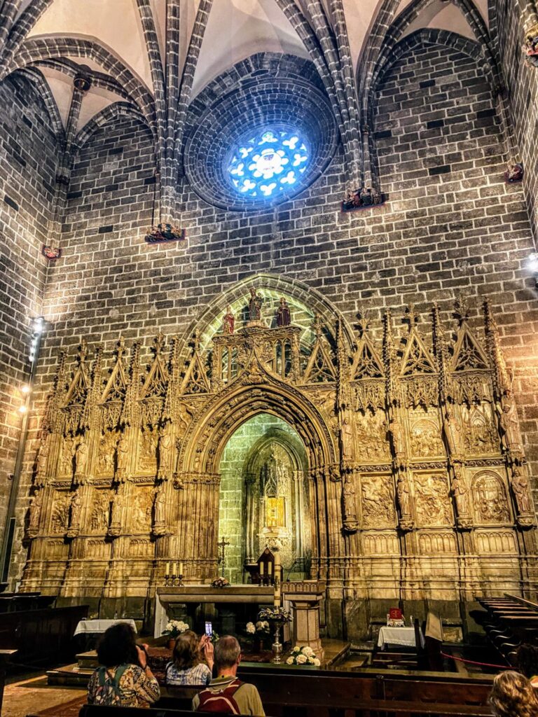 Mittelmeer Spanien Valencia Kathedrale Innen