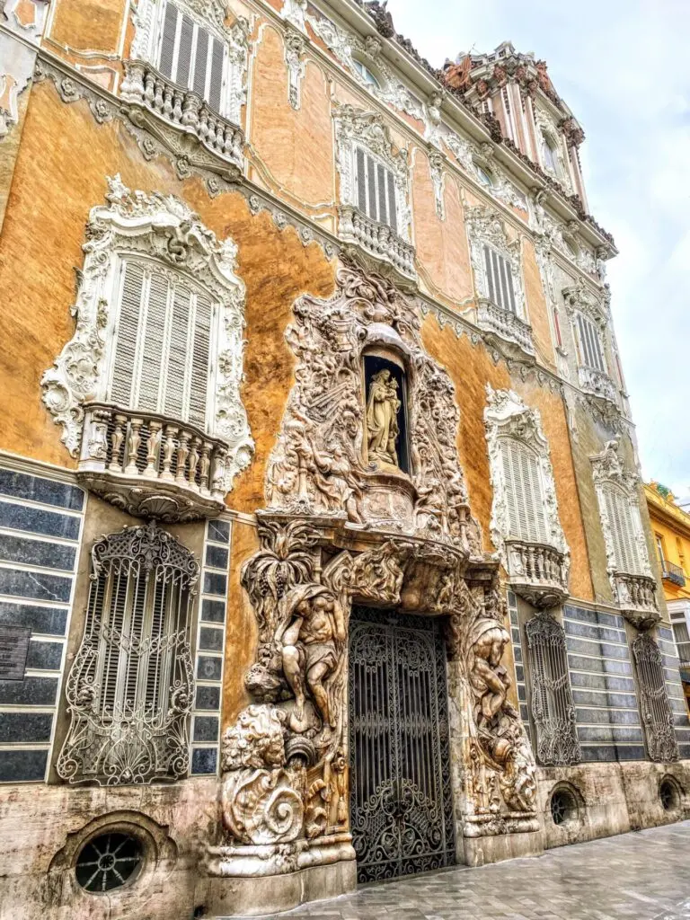 Mittelmeer Valencia Stadt Zentrum Palacio del Marques de Dos Aguas 