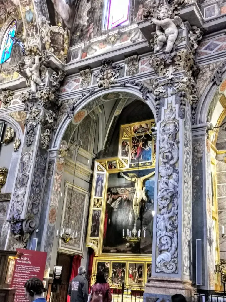 Mittelmeer Valencia Stadt Zentrum Kirche St. Nikolaus und Petrus