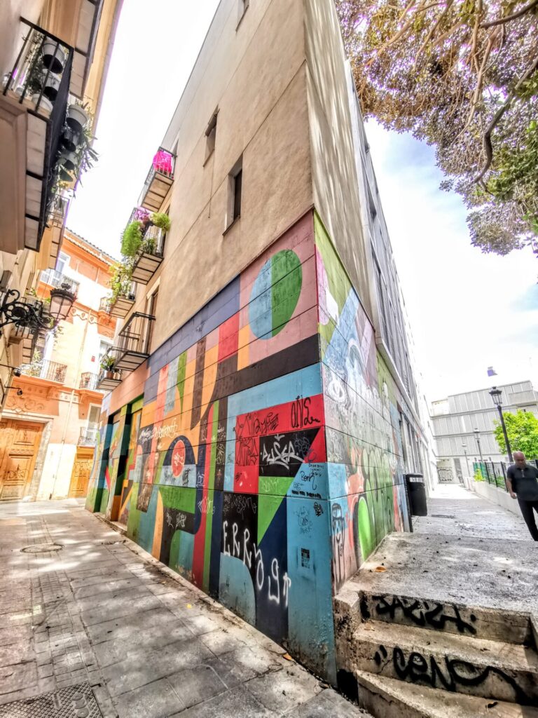 Mittelmeer Valencia Stadt Zentrum El Carmen Ruzefa Street Art Graffiti Murals