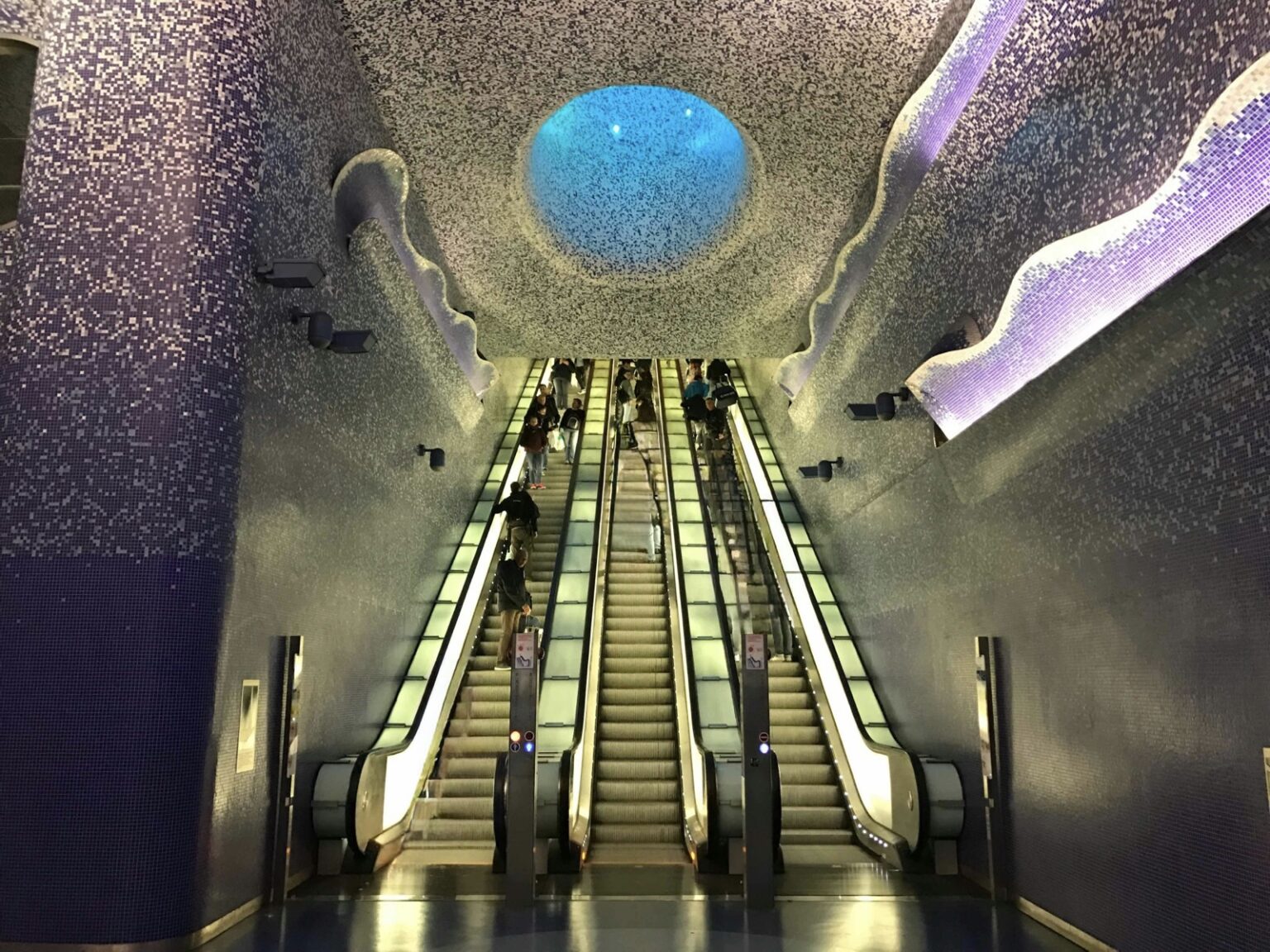 Metrostation Toledo in Neapel